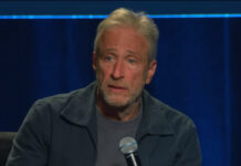 Jon Stewart Roasted For Defending Joe Rogan Like He’s Just His Right-Wing Uncle