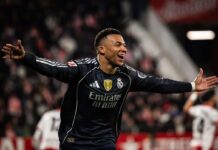 Girona 1-1 Real Madrid – Mbappe penalty saves Real a point