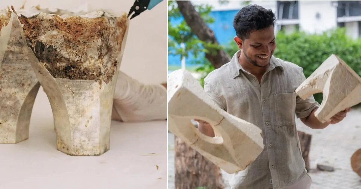 Furniture From Mushrooms? Meet the Couple Turning Waste Into Pieces That Can Return to Soil in 180 Days
