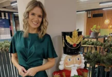 Charlotte Hawkins’ ‘bold and classy’ GMB midi dress is perfect for office Christmas parties