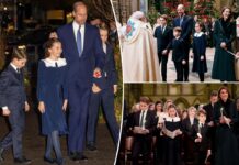 Here’s how Kate Middleton’s kids added their own touch to her annual Christmas service