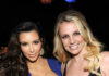 Kim Kardashian & Britney Spears & Khloe Kardashian Cozy Up in Sleepover Pic