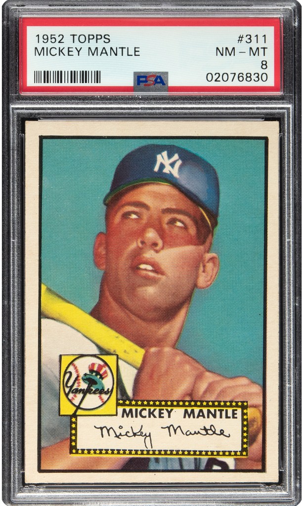 Mickey Mantle baseball card could sell for over $1.5 million at auction