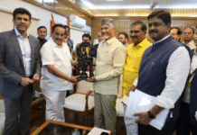 Naidu Meets Jal Shakti Minister C.R. Patil