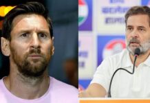 Signed Jersey, Warm Cheers: Rahul Gandhi Meets Messi In Hyderabad After Kolkata Fiasco: WATCH
