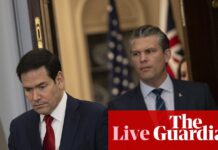 Hegseth and Rubio expected to brief ‘Gang of Eight’ as Trump refuses to rule out sending troops to Venezuela – US politics live