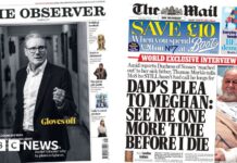 Starmer to ‘fight on’ and ‘Dad’s plea to Meghan’