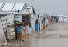 Freezing temperatures and floods kill infants and children in storm-battered Gaza