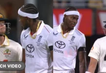 WATCH: Jofra Archer and Steve Smith get involved in heated exchange on Day 4 of the pink-ball Test