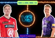 MR vs HH, BBL|15, Match Prediction: Who will win today’s game between Melbourne Renegades and Hobart Hurricanes?