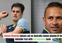 Australia announces playing XI for Adelaide Test with Pat Cummins’ return; no place for Usman Khawaja