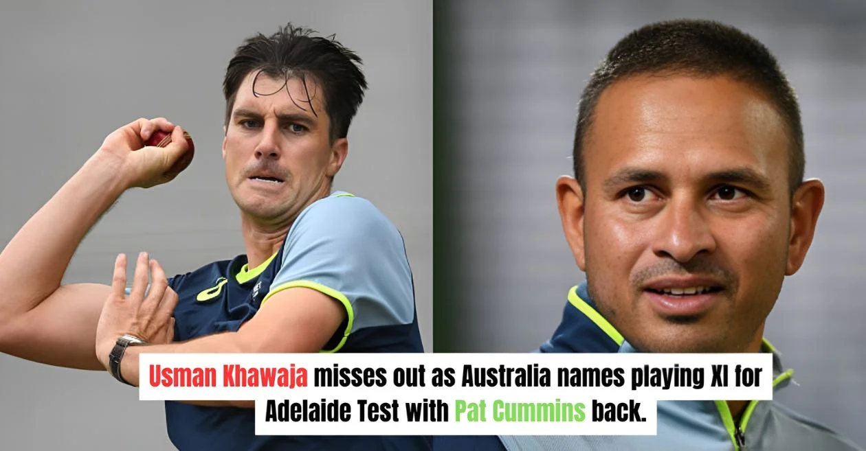 Australia announces playing XI for Adelaide Test with Pat Cummins’ return; no place for Usman Khawaja