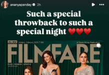 Special Throwback: Ananya Panday Recalls Her Win at Filmfare OTT Awards 2024