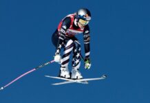 Lindsey Vonn back on the podium after historic World Cup downhill win