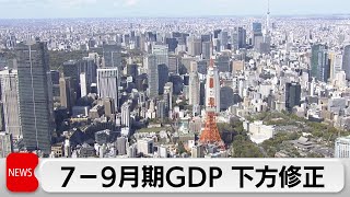 Japan’s Revised July–September GDP Falls at Annualized 2.3%