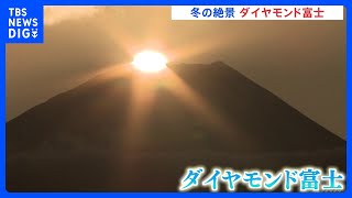 Visitors Drawn to Spectacular Diamond Fuji