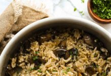 One Pot Mushroom Rice
