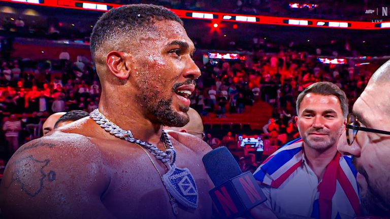 AJ: I had to decide if I wanted to carry on boxing