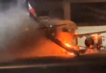 Panicked passengers escape plane after Brazil airport fire engulfs jet in smoke