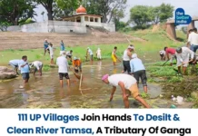 How 111 UP Villages Came Together to Clean & Desilt 89 Km of the Tamsa River