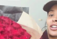 Valentine’s Day celebs as Maya Jama gets 100 red roses and Beckhams swap sweet messages