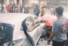 Road Mishap in Jubilee Hills Leaves Several Injured