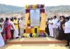 Naidu Lays Foundation for Veligonda Feeder Canal Lining Works
