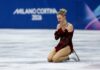 Amber Glenn hits the ice to relive moment that cost her Olympic gold medal
