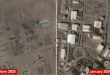 Satellite images show Iran focusing on repairing ballistic missile sites damaged in US strikes