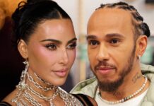Kim Kardashian & Lewis Hamilton Confirm Relationship at Super Bowl