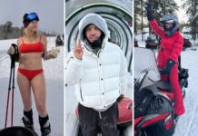 Celebs Channel the Olympics With Winter Sports Shenanigans