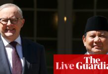 Australia news live: Albanese travels to Indonesia to sign ‘watershed’ security pact; NSW man charged after allegedly displaying Nazi symbols