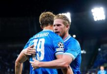 European round-up: Hojlund and McTominay score in breathless Napoli win as Dortmund keep pressure on Bayern