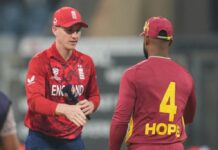 T20 World Cup: England crushed by West Indies after Rutherford blitz