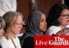 Top Democrat defends State of the Union protests as House speaker says he nearly ejected Omar and Tlaib – live