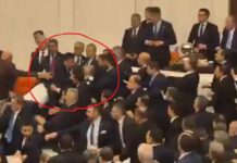 Watch: Lawmakers Trade Blows In Turkey’s Parliament Amid Cabinet Reshuffle Row