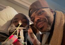 Quinton Aaron Releases First Photo Since Hospitalization for Spinal Stroke