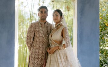 This wedding in Italy brought North and South Indian traditions to a Sicilian estate