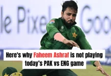 T20 World Cup 2026: Here’s why Faheem Ashraf is not playing today’s PAK vs ENG Super 8 game