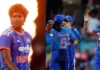 Arundhati Reddy’s fiery bowling powers India to emphatic win over Australia in rain-hit first Women’s T20I