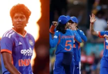 Arundhati Reddy’s fiery bowling powers India to emphatic win over Australia in rain-hit first Women’s T20I