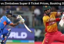 T20 World Cup 2026: India vs Zimbabwe Super 8 Ticket Prices, Booking Details