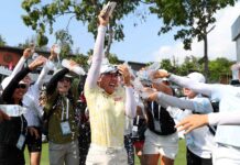 The world No. 1 has a pressure deflator. She says just 4 words