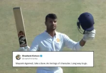 Fans react as Mayank Agarwal hits fighting hundred for Karnataka in Ranji Trophy final against J&K