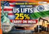 Big relief for India as US withdraws 25% penalty tariff linked to Russian oil purchases