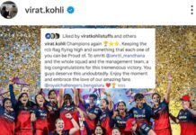 ‘To Smriti Mandhana..’: Virat Kohli and Anushka Sharma’s unforgettable message after RCB’s incredible WPL 2026 victory