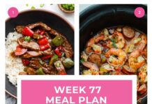Weekly Meal Plan #77