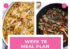 Weekly Meal Plan #78