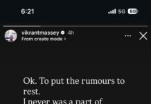 Vikrant Massey REACTS to reports of Raghav Juyal replacing him in Ranbir Kapoor’s Ramayana, calls it…
