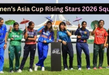 Women’s Asia Cup Rising Stars 2026 Squads: Players list and captains of all teams